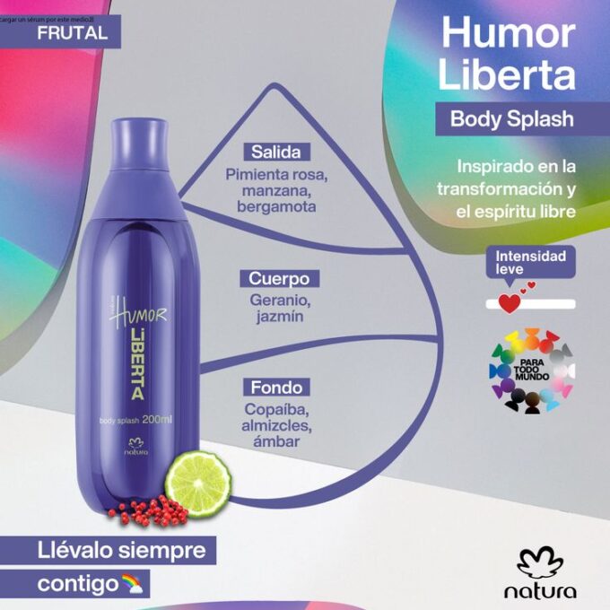 Body Splash Humor Liberta 200ml